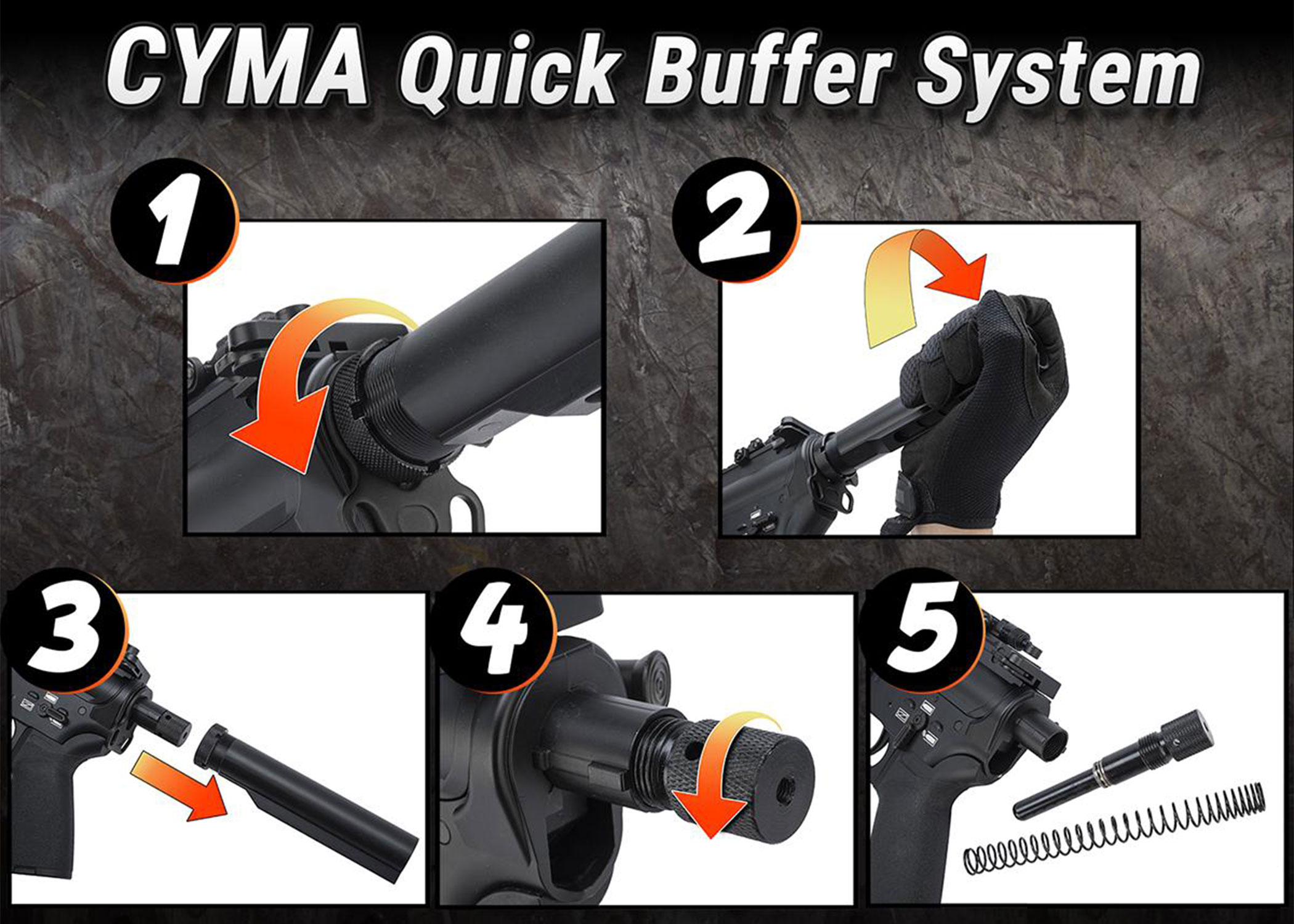 CYMA Platinum M4 QBS Airsoft AEG Rifle