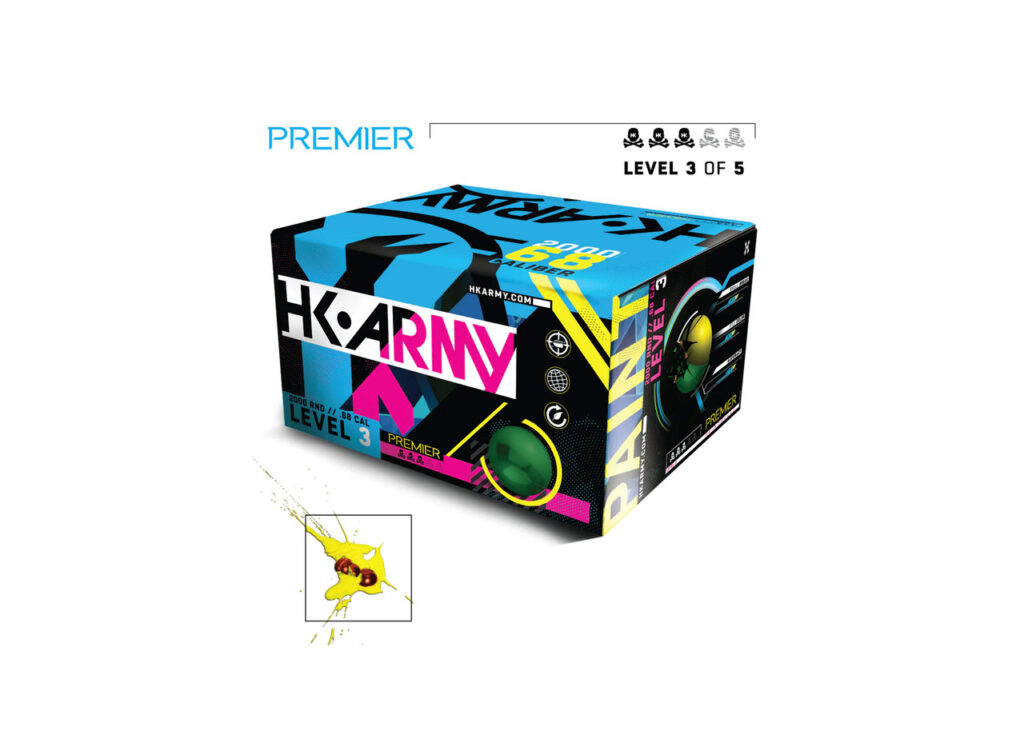HK Army Premier Level 3 Paintballs