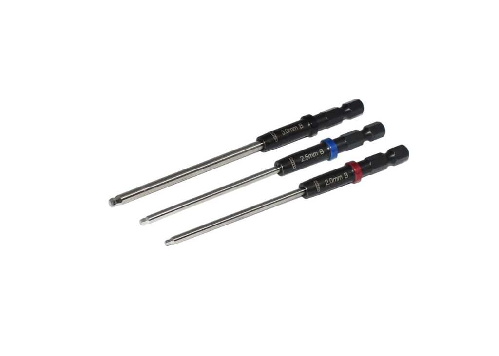 MIP Speed Tip™ Ball Hex Driver Wrench Set of 3 - Gen 2, Metric - 2.0mm, 2.5mm,  3.0mm