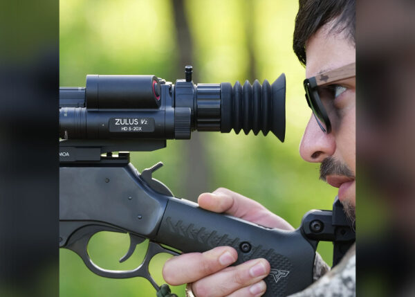 DNT ZULUS HD V2 5-20X Digital Night Vision Scope with Laser Rangefinder and Ballistic Calculator