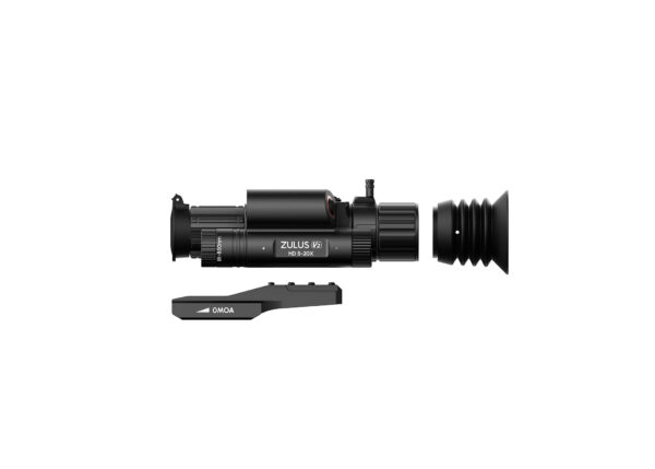 DNT ZULUS HD V2 5-20X Digital Night Vision Scope with Laser Rangefinder and Ballistic Calculator