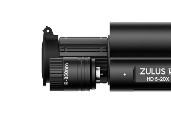 DNT ZULUS HD V2 5-20X Digital Night Vision Scope with Laser Rangefinder and Ballistic Calculator