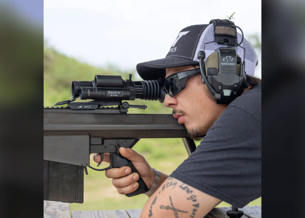 DNT ZULUS HD V2 3-12X Digital Night Vision Scope with Laser Rangefinder and Ballistic Calculator