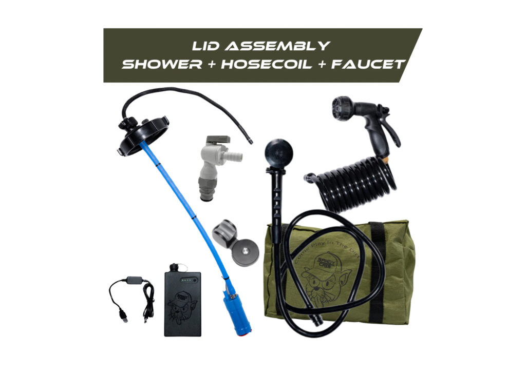 SandyCats TrailWash Ultimate Camp Kit - Lid Only