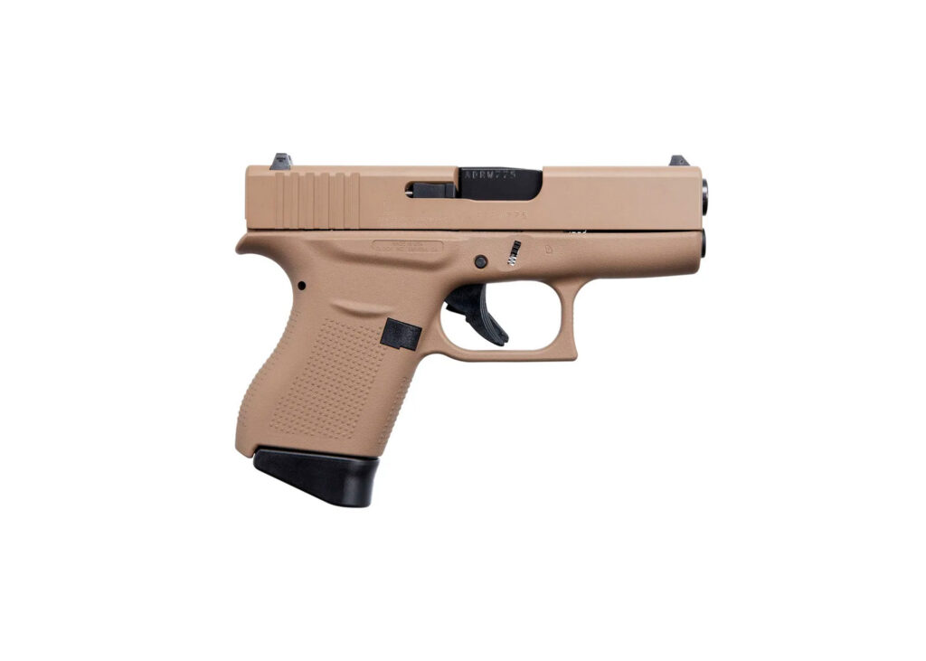 Glock G43 USA 9mm 3.4'' 6-Rd Davidson's Dark Earth Pistol