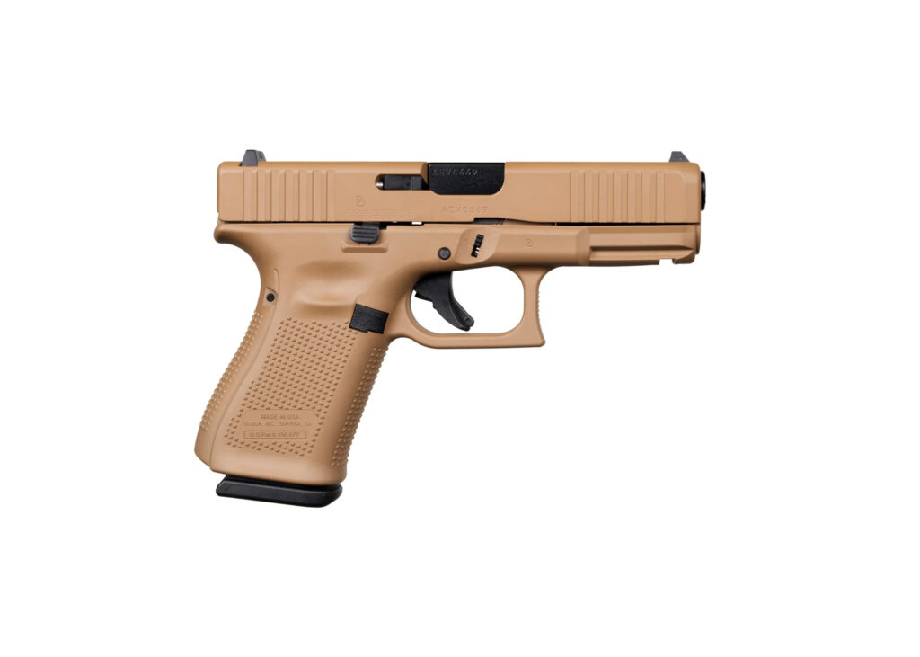 Glock 19 Gen5 9mm 4.02" 15-Rd Davidson's Dark Earth Pistol