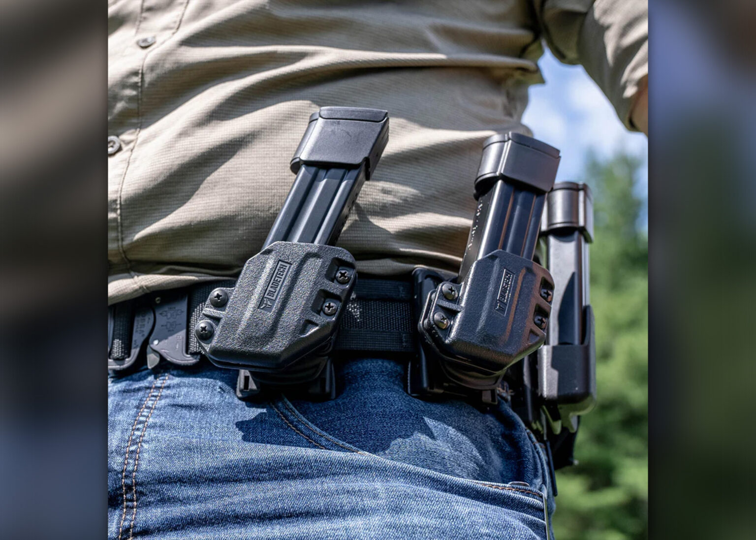 Blade Tech Mini Bladetech Velocity OWB Multi-Fit Mag Pouch - Palm Beach Airguns