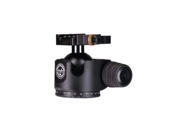 Two Vets Tripods 55MM Dual Tension Ballhead W/ Arcalock Dual Clamp (Arca Swiss and Picatinny)