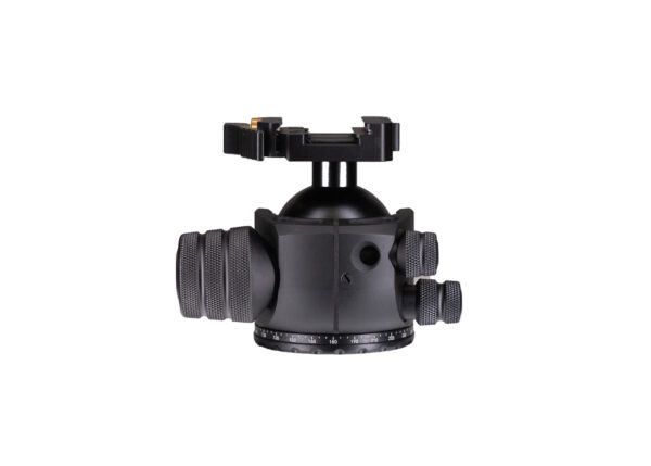 Two Vets Tripods 55MM Dual Tension Ballhead W/ Arcalock Dual Clamp (Arca Swiss and Picatinny)