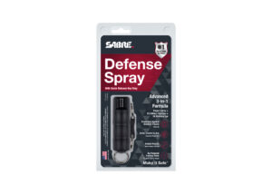 Sabre 3-IN-1 Defense Spray - Red Pepper, U.V. Dye, and Tear Gas Aerosol Can