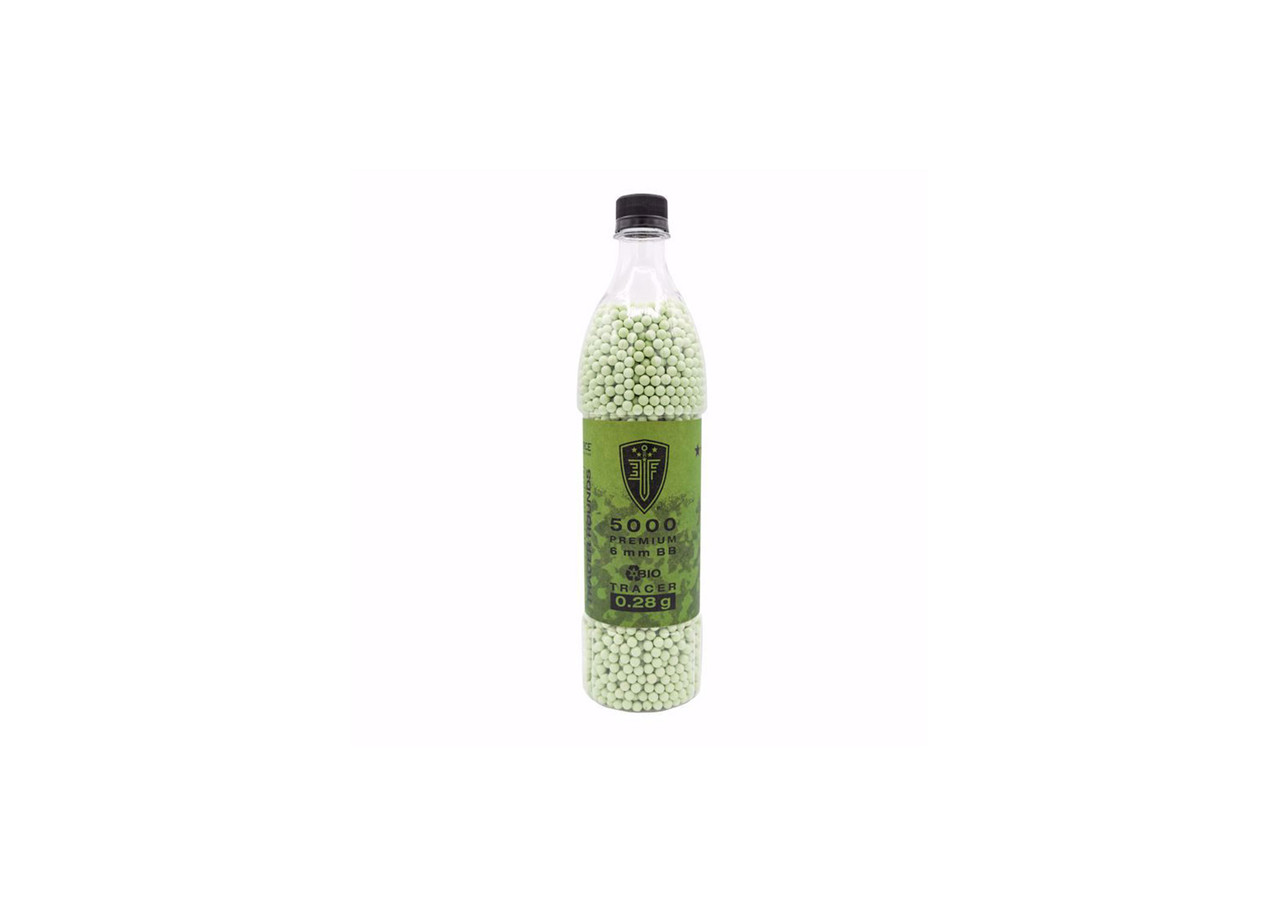 Elite Force Milsim Tracer Airsoft BBs .28g Bio 5,000 Count