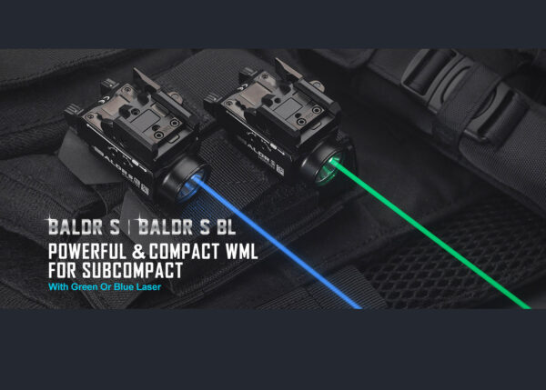Olight Baldr S Rail Mounted Light 800 Lumens | Green Laser