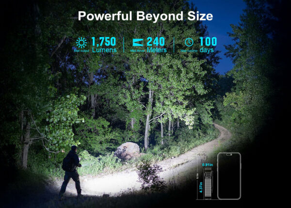Olight Warrior Mini 3 Portable Tactical Flashlight