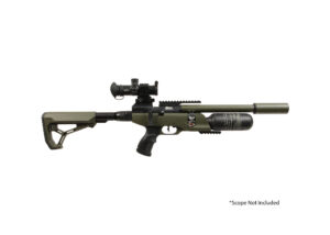 BRK Pathfinder OD Green w/ Folding Stock and BRK Moderator