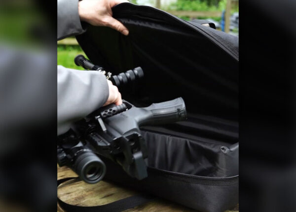 BRK Pathfinder OD Green w/ Folding Stock, BRK Moderator and Carrying Case
