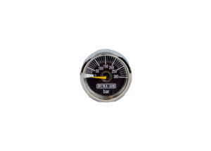 Huma-Air Mini Pressure Gauge 25 mm. G1/8 BSP Black Dial