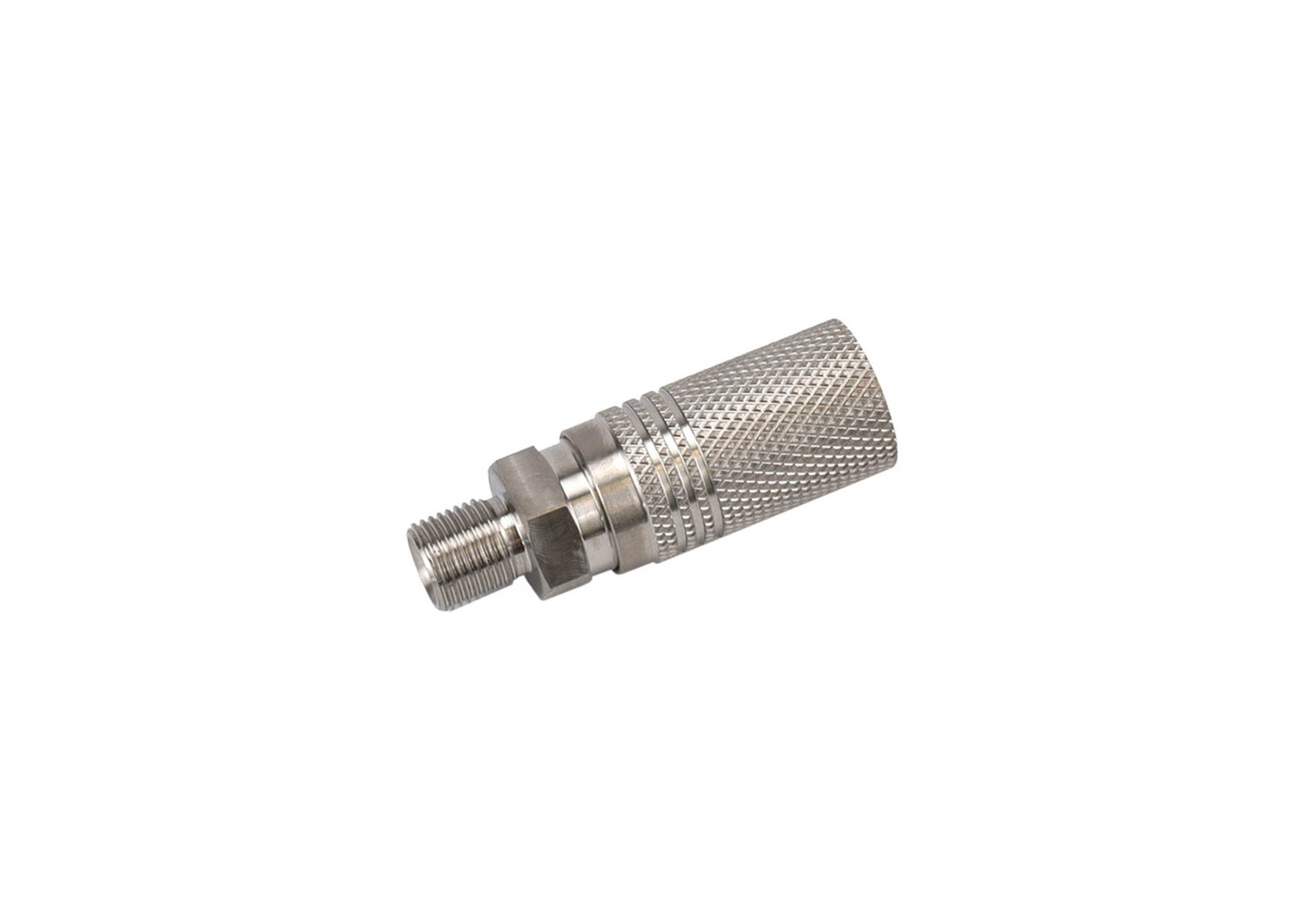 Huma Air Extended Female Quick Connect Coupler Stainless Steel (Foster) to G1/8BSP