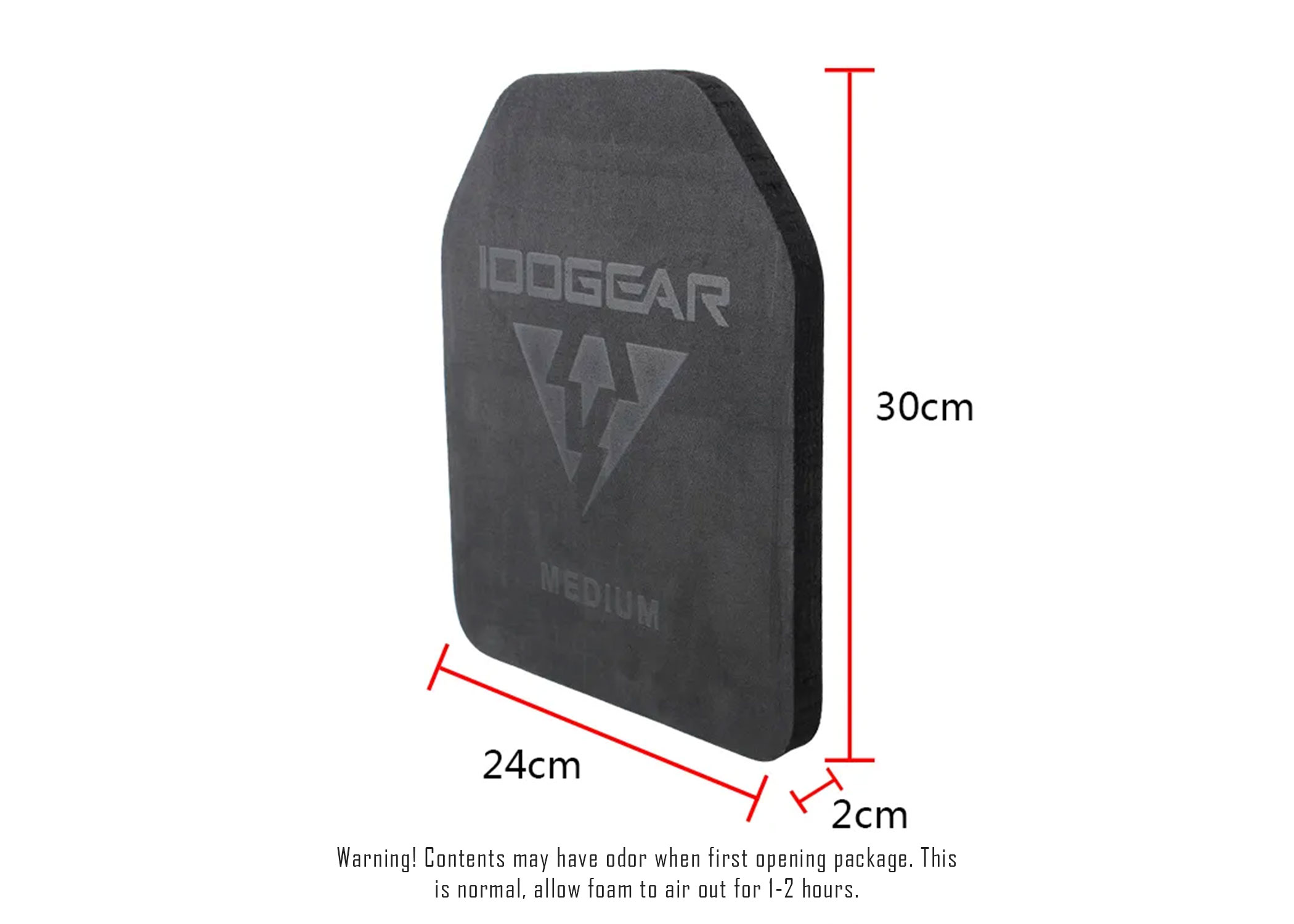 IDOGEAR Tactical EVA Plate Foam SAPI Plate for Tactical Vest 2PCS