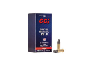 CCI Semi-Auto Quiet Rimfire Ammo | 22LR, 45GR, Round Nose, 50RD