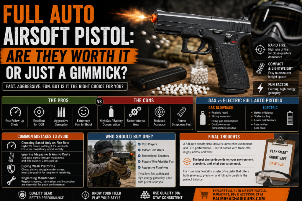 full auto airsoft pistol