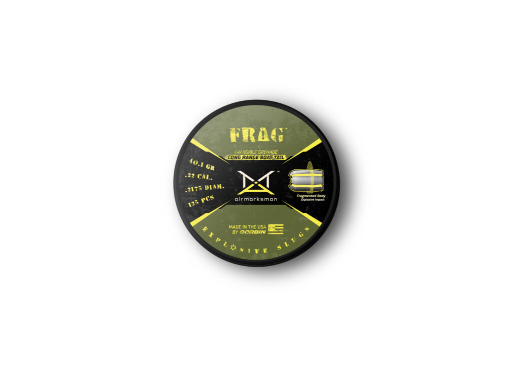 Airmarksman FRAG Frangible Grenade Slugs – .22 40.1 gr. (.2175) – 125ct