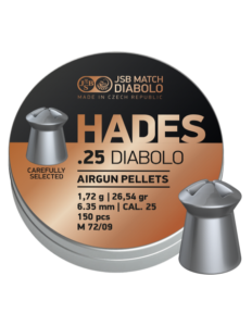 JSB Hades Pellets .25 Cal, 26.54gr, Hollowpoint, 300 ct