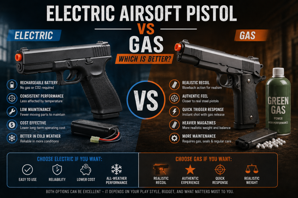 electric airsoft pistol