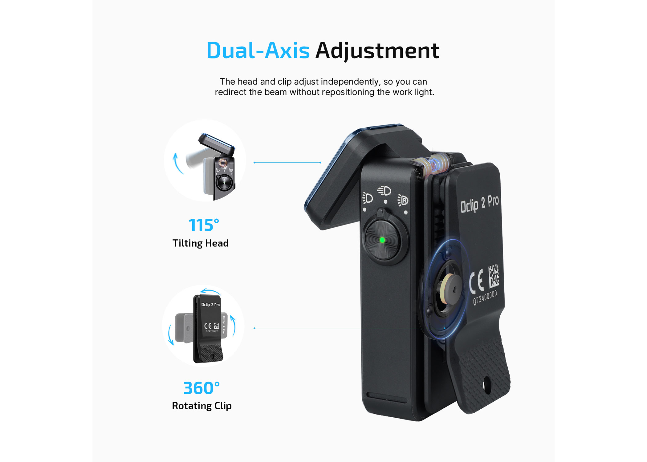 Olight Oclip 2 Pro EDC Clip Flashlight