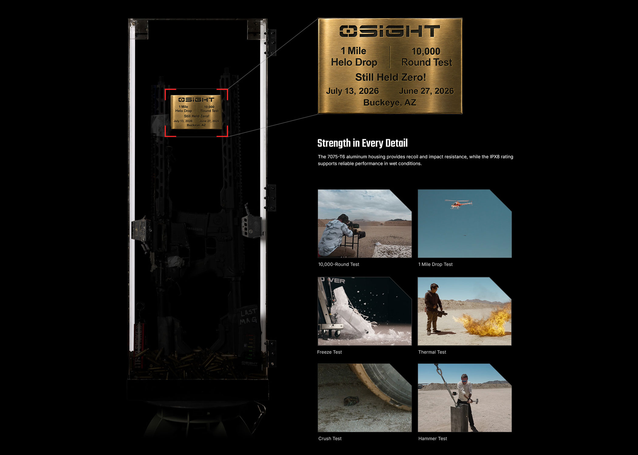 Osight R Micro T1/T2 Enclosed MRS Red Dot Sight