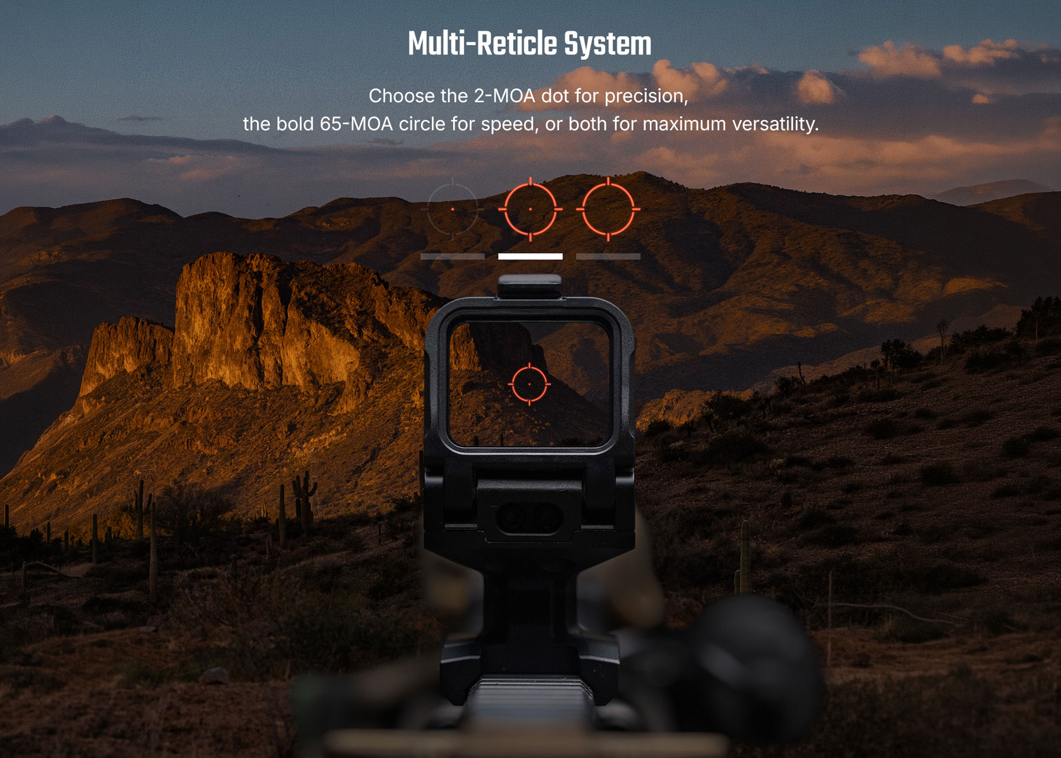 Osight R Micro T1/T2 Enclosed MRS Red Dot Sight