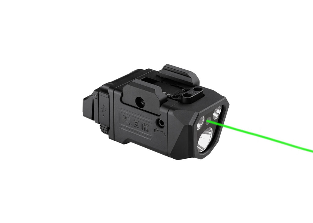 Olight PL X GL 3-in-1 Rail-Mounted Light: Floodlight, Spotlight & Green Beam